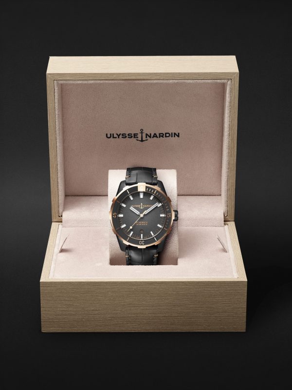 Diver Automatic 42mm Stainless Steel, PVD-Plated and Alligator Watch, Ref. No. 8163-175/GREY-5N - E3 Diver Automatic 42mm Stainless Steel, PVD-Plated and Alligator Watch, Ref. No. 8163-175/GREY-5N - E3