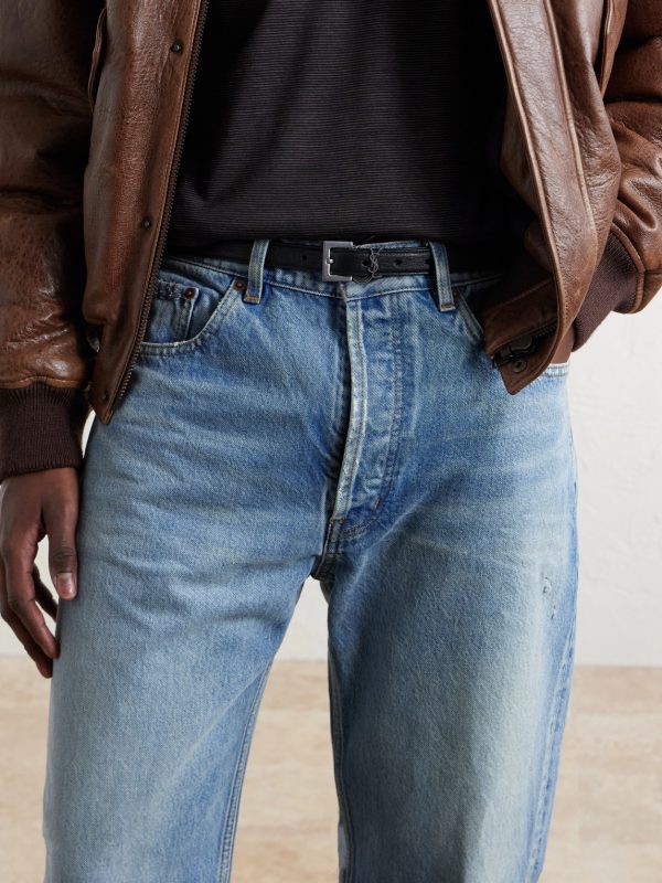 3cm Full-Grain Leather Belt - FR