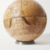 Walnut Wood and KRION Globe - BK Walnut Wood and KRION Globe - BK