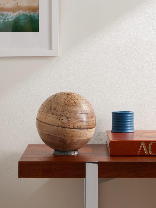 Walnut Wood and KRION Globe - OU Walnut Wood and KRION Globe - OU