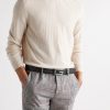 3.5cm Reversible Leather Belt - FR 3.5cm Reversible Leather Belt - FR