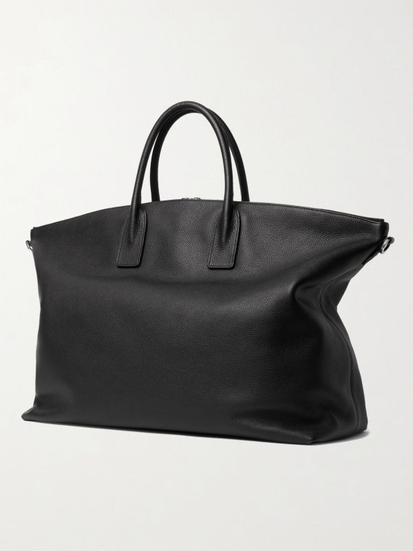 Full-Grain Leather Tote Bag - BK Full-Grain Leather Tote Bag - BK