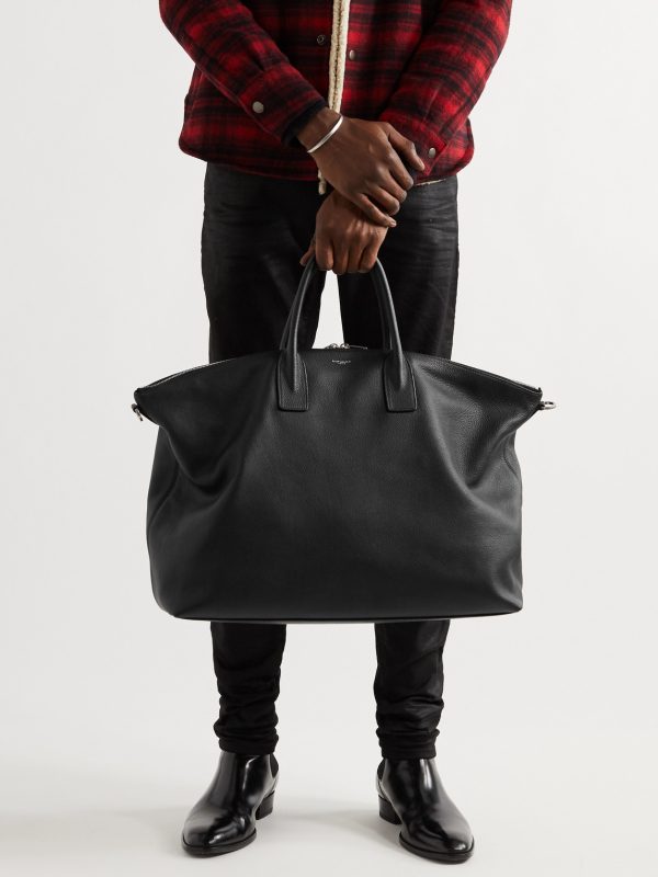 Full-Grain Leather Tote Bag - OU Full-Grain Leather Tote Bag - OU