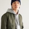 Logo-Appliquéd Ribbed Wool Beanie - OU Logo-Appliquéd Ribbed Wool Beanie - OU