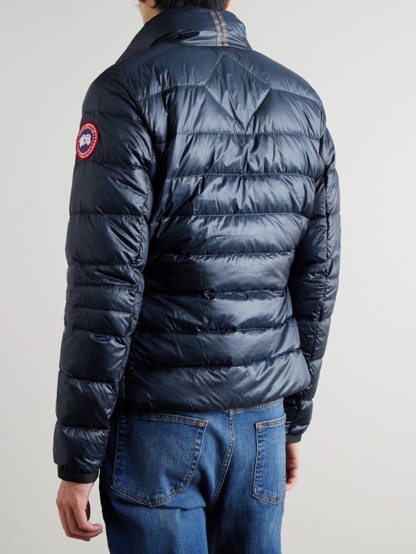 Crofton Slim-Fit Quilted Recycled Nylon-Ripstop Down Jacket - BK