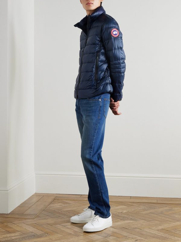 Crofton Slim-Fit Quilted Recycled Nylon-Ripstop Down Jacket - OU