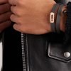 My Move Gold, Leather and Diamond Bracelet - FR My Move Gold, Leather and Diamond Bracelet - FR