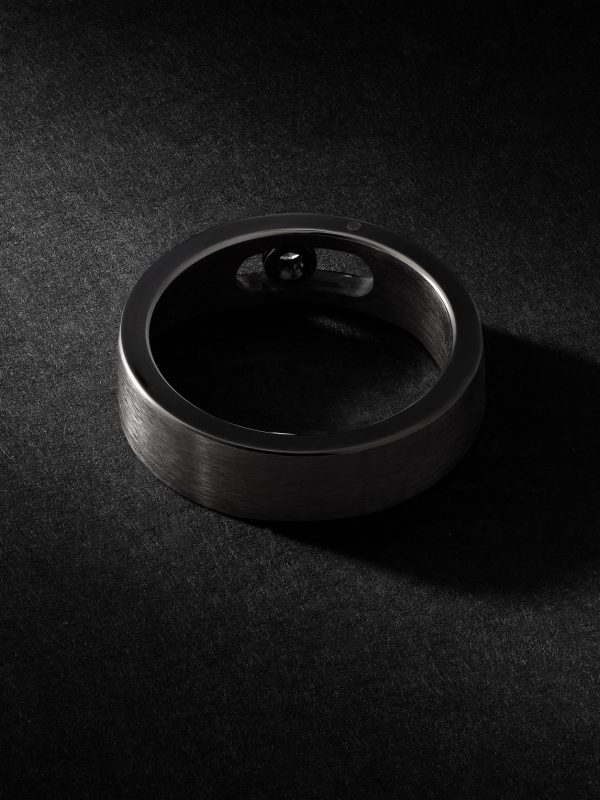 Move PM Graphite Titanium Diamond Ring - BK