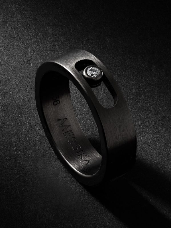 Move PM Graphite Titanium Diamond Ring