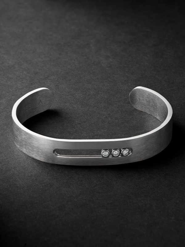 Move Titanium Diamond Cuff Move Titanium Diamond Cuff
