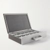 Mackenzie Full-Grain Leather Twelve-Piece Travel Watch Case Mackenzie Full-Grain Leather Twelve-Piece Travel Watch Case