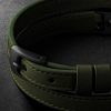 My Move DLC-Coated, Diamond and Leather Bracelet - BK My Move DLC-Coated, Diamond and Leather Bracelet - BK