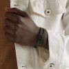 My Move DLC-Coated, Diamond and Leather Bracelet - FR My Move DLC-Coated, Diamond and Leather Bracelet - FR