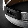DLC-Coated Titanium and Leather Bracelet - CU DLC-Coated Titanium and Leather Bracelet - CU