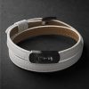 DLC-Coated Titanium and Leather Bracelet DLC-Coated Titanium and Leather Bracelet