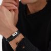 My Move White Gold, Diamond and Leather Bracelet - FR