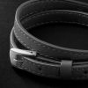 My Move White Gold, Diamond and Leather Bracelet - BK