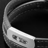 My Move White Gold, Diamond and Leather Bracelet - CU