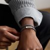 My Move White Gold, Diamond and Leather Bracelet - FR