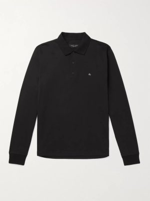 Logo-Embroidered Cotton Polo Shirt Logo-Embroidered Cotton Polo Shirt