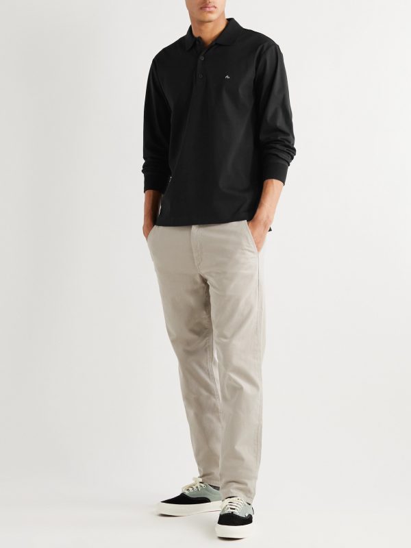Logo-Embroidered Cotton Polo Shirt - OU Logo-Embroidered Cotton Polo Shirt - OU