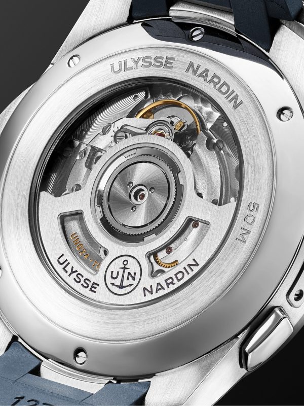 Dual Time Automatic 42mm Stainless Steel and Rubber Watch, Ref. No. 243-20-3/43 - E1 Dual Time Automatic 42mm Stainless Steel and Rubber Watch, Ref. No. 243-20-3/43 - E1