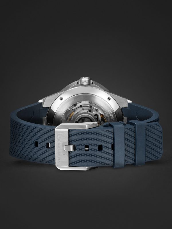 Dual Time Automatic 42mm Stainless Steel and Rubber Watch, Ref. No. 243-20-3/43 - E2 Dual Time Automatic 42mm Stainless Steel and Rubber Watch, Ref. No. 243-20-3/43 - E2