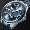 Dual Time Automatic 42mm Stainless Steel and Rubber Watch, Ref. No. 243-20-3/43 - FR Dual Time Automatic 42mm Stainless Steel and Rubber Watch, Ref. No. 243-20-3/43 - FR