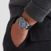 Dual Time Automatic 42mm Stainless Steel and Rubber Watch, Ref. No. 243-20-3/43 - OU Dual Time Automatic 42mm Stainless Steel and Rubber Watch, Ref. No. 243-20-3/43 - OU