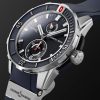 Diver Chronometer Automatic 42mm Stainless Steel and Rubber Watch, Ref. No. 1183-170-3/93 - FR Diver Chronometer Automatic 42mm Stainless Steel and Rubber Watch, Ref. No. 1183-170-3/93 - FR