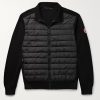 HyBridge Slim-Fit Quilted Down Shell and Merino Wool Jacket HyBridge Slim-Fit Quilted Down Shell and Merino Wool Jacket