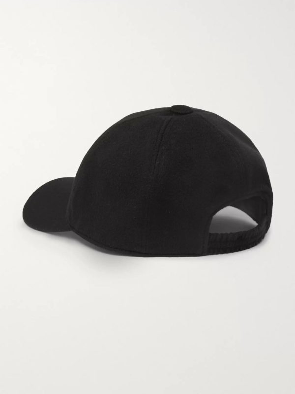 Logo-Embroidered Storm System Cashmere Baseball Cap - BK Logo-Embroidered Storm System Cashmere Baseball Cap - BK
