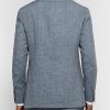 Dusty-Blue Kei Slim-Fit Mélange Linen and Silk-Blend Suit Jacket - BK