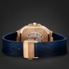 BR 05 Blue Gold Automatic 40mm 18-Karat Rose Gold and Rubber Watch, Ref. No. BR05A-BLU-PG/SRB - E2