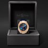 BR 05 Blue Gold Automatic 40mm 18-Karat Rose Gold and Rubber Watch, Ref. No. BR05A-BLU-PG/SRB - E3
