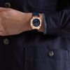 BR 05 Blue Gold Automatic 40mm 18-Karat Rose Gold and Rubber Watch, Ref. No. BR05A-BLU-PG/SRB - OU