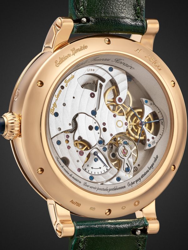 Récital 27 Limited Edition Hand-Wound 46mm 18-Karat Red Gold and Leather Watch, Ref. No. R270007 - BK