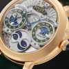 Récital 27 Limited Edition Hand-Wound 46mm 18-Karat Red Gold and Leather Watch, Ref. No. R270007 - FR