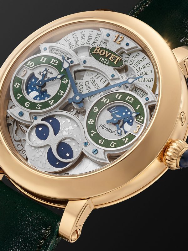 Récital 27 Limited Edition Hand-Wound 46mm 18-Karat Red Gold and Leather Watch, Ref. No. R270007 - FR
