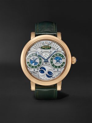 Récital 27 Limited Edition Hand-Wound 46mm 18-Karat Red Gold and Leather Watch, Ref. No. R270007 Récital 27 Limited Edition Hand-Wound 46mm 18-Karat Red Gold and Leather Watch, Ref. No. R270007