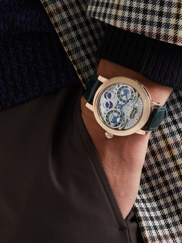 Récital 27 Limited Edition Hand-Wound 46mm 18-Karat Red Gold and Leather Watch, Ref. No. R270007 - OU