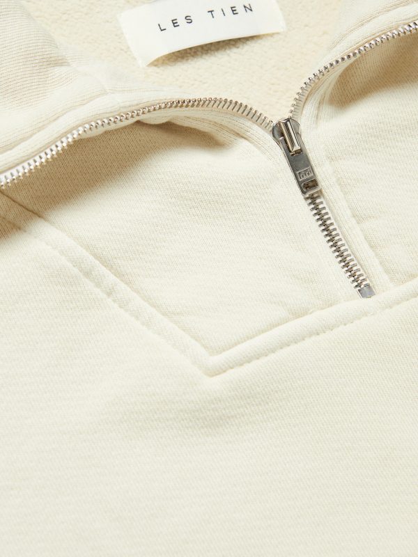 Yacht Heavyweight Structured-Fleece Cotton-Jersey Half-Zip Sweatshirt - CU Yacht Heavyweight Structured-Fleece Cotton-Jersey Half-Zip Sweatshirt - CU