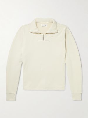 Yacht Heavyweight Structured-Fleece Cotton-Jersey Half-Zip Sweatshirt Yacht Heavyweight Structured-Fleece Cotton-Jersey Half-Zip Sweatshirt