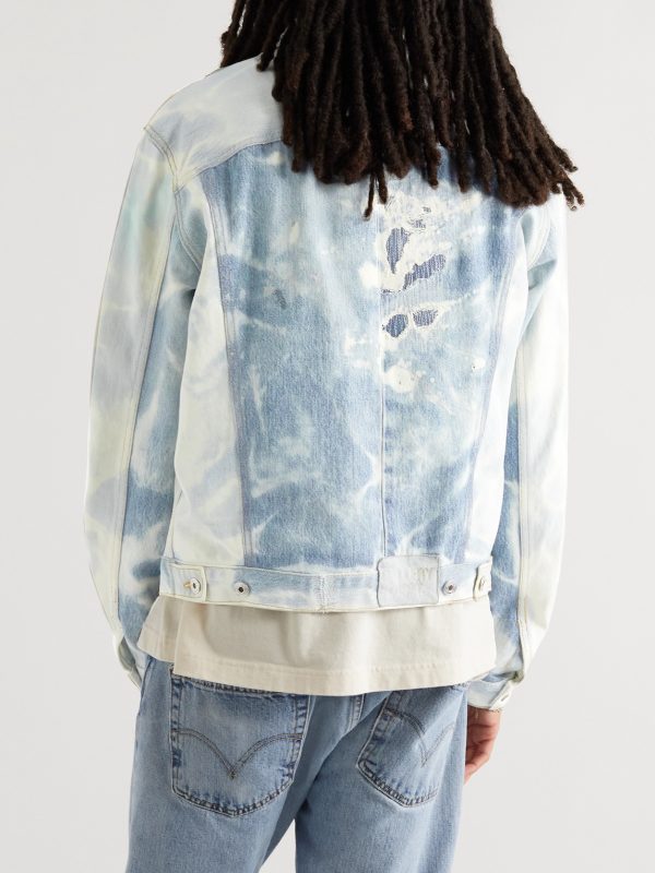 Andy Distressed Denim Jacket - BK Andy Distressed Denim Jacket - BK