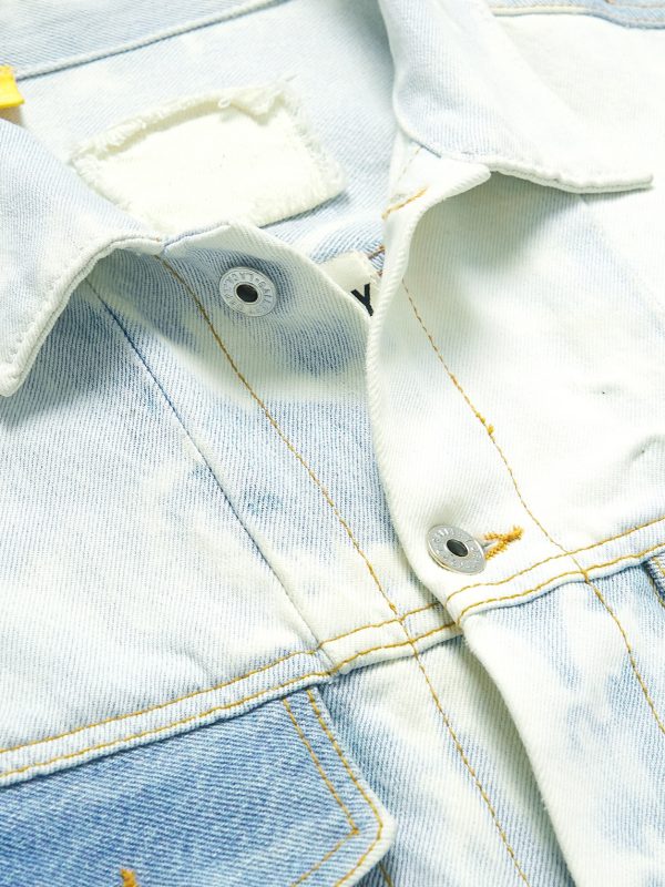 Andy Distressed Denim Jacket - CU Andy Distressed Denim Jacket - CU