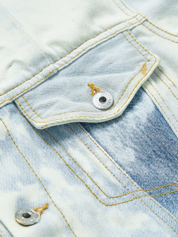 Andy Distressed Denim Jacket - E1 Andy Distressed Denim Jacket - E1