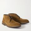 Andrew Split-Toe Shearling-Lined Suede Chukka Boots - FR