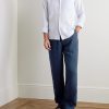 Pacha Wide-Leg Linen Drawstring Trousers - OU Pacha Wide-Leg Linen Drawstring Trousers - OU