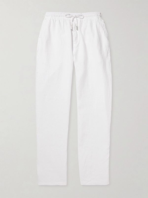 Pacha Wide-Leg Linen Drawstring Trousers Pacha Wide-Leg Linen Drawstring Trousers