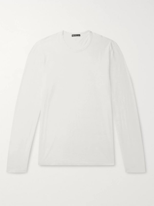 Lotus Slim-Fit Cotton-Jersey T-Shirt Lotus Slim-Fit Cotton-Jersey T-Shirt